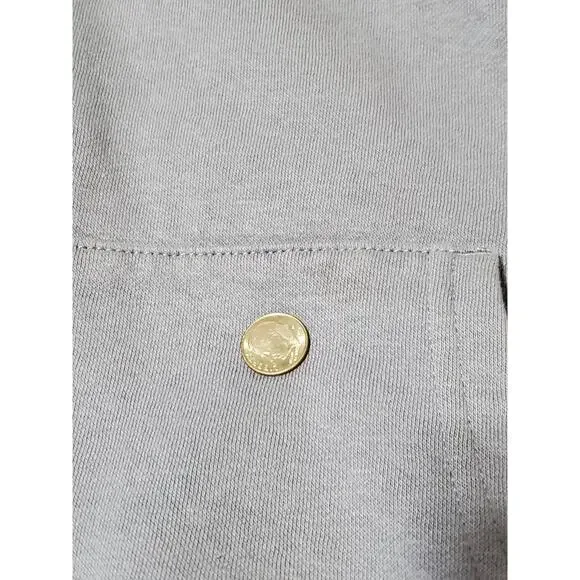 The North Face Hoodie Womens Small Blue Pullover Logo Sweatshirt Kangaroo Pocket - Picture 3 of 15